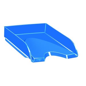 Szufladka na biurko CEPPro Gloss, polistyren, niebieska