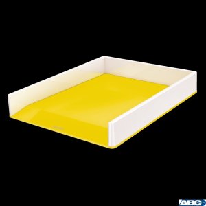 Półka na dokumenty Leitz WOW dwukolorowa, żółta 53611016