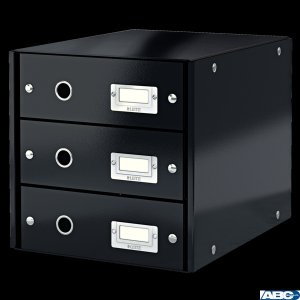 Pojemnik z 3 szufladami LEITZ C&S czarny 60480095