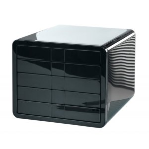 Zestaw 5 szufladek HAN iBox, ABS, A4, czarny