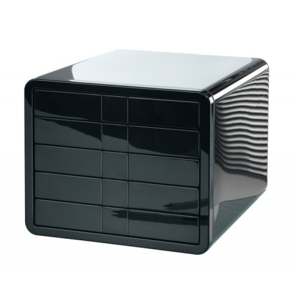 Zestaw 5 szufladek HAN iBox, ABS, A4, czarny