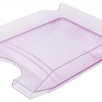 Szufladka na biurko OFFICE PRODUCTS, polistyren/PP, A4, transparentna fioletowa