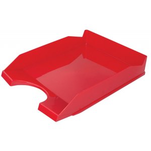 Szufladka na biurko OFFICE PRODUCTS, polistyren / PP, A4, czerwona