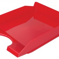 Szufladka na biurko OFFICE PRODUCTS, polistyren/PP, A4, czerwona