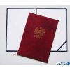 Okładka na dyplom z orłem 339-075 bordowa WARTA