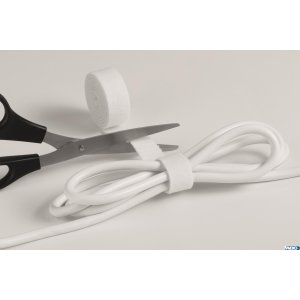 Taśma rzep do spinania kabli 1m*20mm biała  503202 CAVOLINE GRIP DURABLE