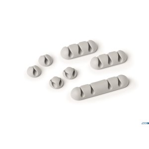 Klips samoprzylepny na kable mix(7)szary  504110 CAVOLINE CLIP    DURABLE