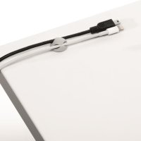 Klips samoprzylepny na 2 kable(6)szary  503810 CAVOLINE CLIP    DURABLE