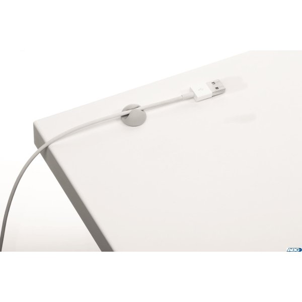 Klips samoprzylepny na 1 kabel(6)szary 503710 CAVOLINE CLIP    DURABLE