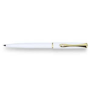 Ołówek automatyczny DIPLOMAT Traveller, 0,5mm, biały / złoty