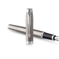 Pióro wieczne (M) PARKER IM ESSENTIAL STAINLESS STEEL CT 2143636, giftbox