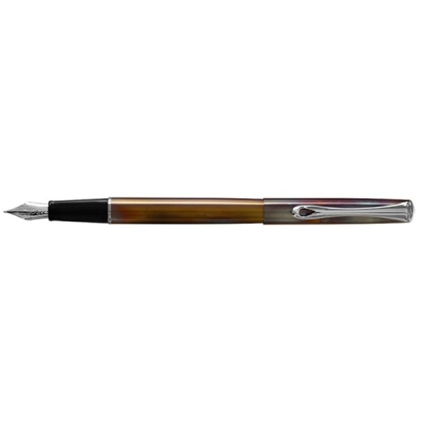 Pióro wieczne DIPLOMAT Traveller Flame, M, brązowy