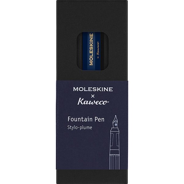 KAWECO X MOLESKINE pióro wieczne, M, niebieskie