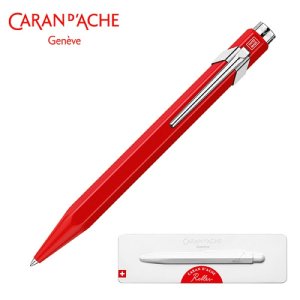 Pióro kulkowe CARAN D'ACHE 849, w pudełku, czerwone