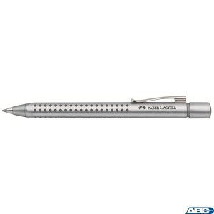 Długopis GRIP 2011 srebrny FABER-CASTELL 144111 FC