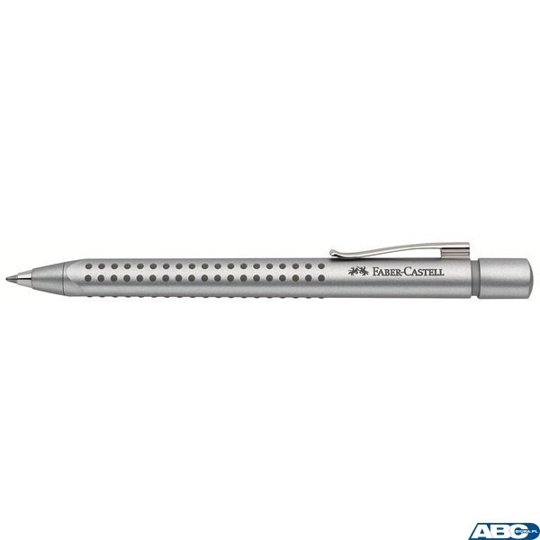 Długopis GRIP 2011 srebrny FABER-CASTELL 144111 FC