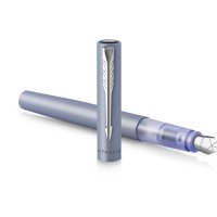 Pióro wieczne (M) VECTOR XL SILVER BLUE, PARKER 2159745, giftbox