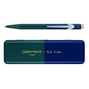 Długopis CARAN D'ACHE 849 Paul Smith Edycja 4, M, w pudełku, Green / Navy