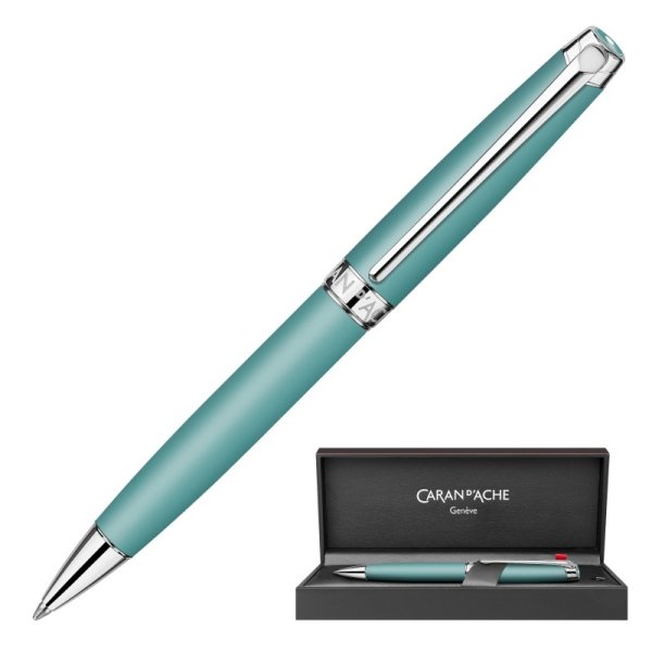 Długopis CARAN D'ACHE, kolekcja Leman, Alpine Blue