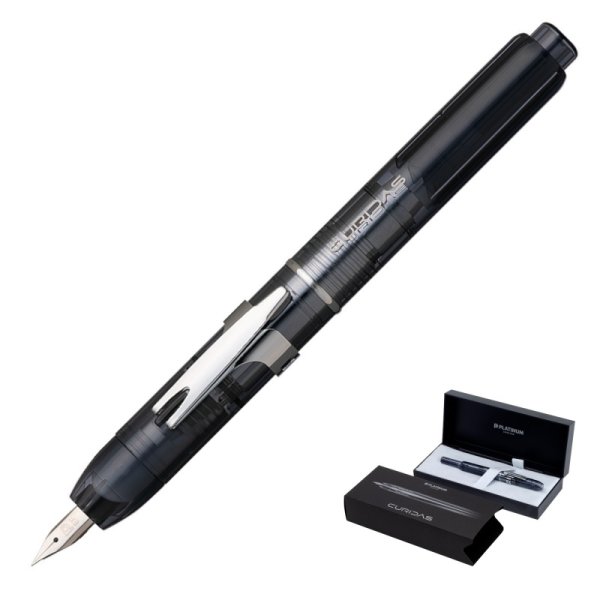 Pióro wieczne PLATINUM Curidas Graphite Smoke, EF