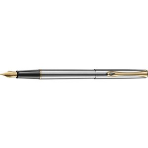 Pióro wieczne DIPLOMAT Traveller, M, stalowe / złote