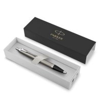 Długopis (niebieski) PARKER IM ESSENTIAL STAINLESS STEEL CT 2143631, giftbox