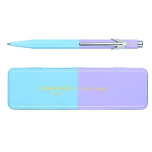 Długopis CARAN D'ACHE 849 Paul Smith Edycja 4, M, w pudełku, Sky Blue / Lavender