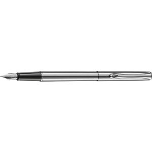 Pióro wieczne DIPLOMAT Traveller, M, stalowe / srebrne