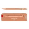 Ołówek automatyczny CARAN D'ACHE 844 Brut Rose, w pudełku, różowe złoto