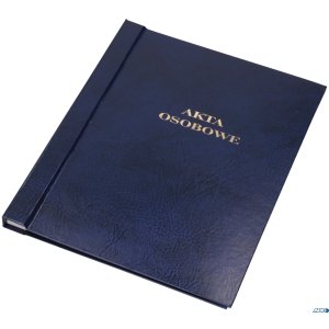 Teczka do akt.osobowych oklejane granat BARBARA 1822001