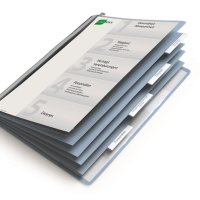 Teczka osobowa zawieszana, 5-części ( wersja niemiecka) Nieb.255406 DURABLE