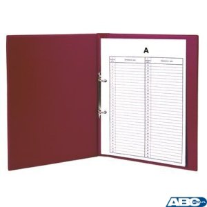 Teczka do akt osobowych 2 ringi Bordo TD-12-06 BIURFOL