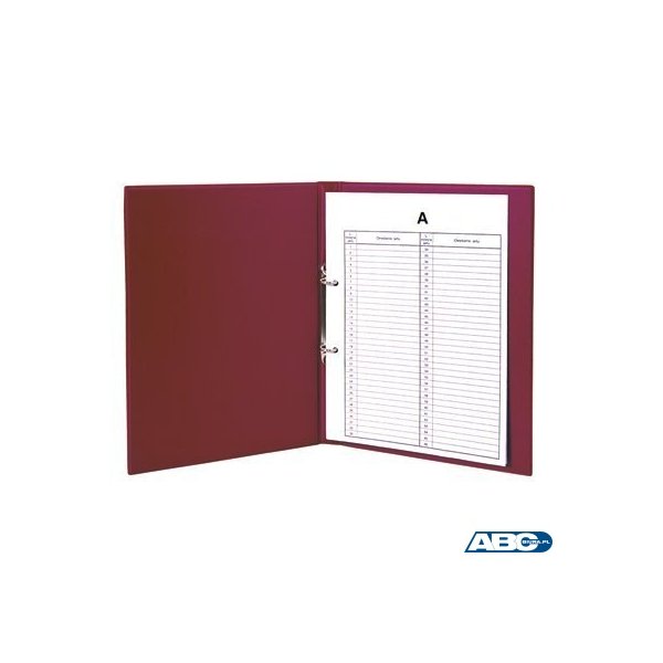 Teczka do akt osobowych 2 ringi Bordo TD-12-06 BIURFOL
