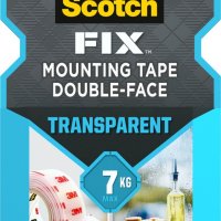 Taśma montażowa SCOTCH®, 19mm x 1,5m, transparentna