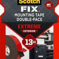 Taśma montażowa SCOTCH®, dwustronna, do ekstremalnych zastosowań na zewnątrz, 19mm x 5m, czarna