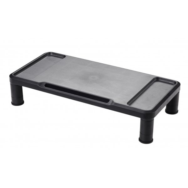 Podstawka pod monitor Q-CONNECT, 55,5x26,5cm, z regulacją wysokości, czarna