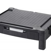 Podstawka pod monitor Q-Connect, 43,4x33,6cm, z regulacją wysokości, czarna
