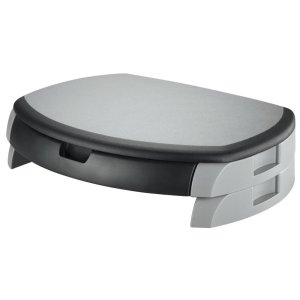 Podstawa pod monitor Q-CONNECT, z szufladą, 450x113x315mm, czarno-szara