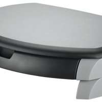 Podstawa pod monitor Q-CONNECT, z szufladą, 450x113x315mm, czarno-szara