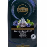 Herbata LIPTON, piramidki, Exclusive Selection, Earl Grey, 25 torebek