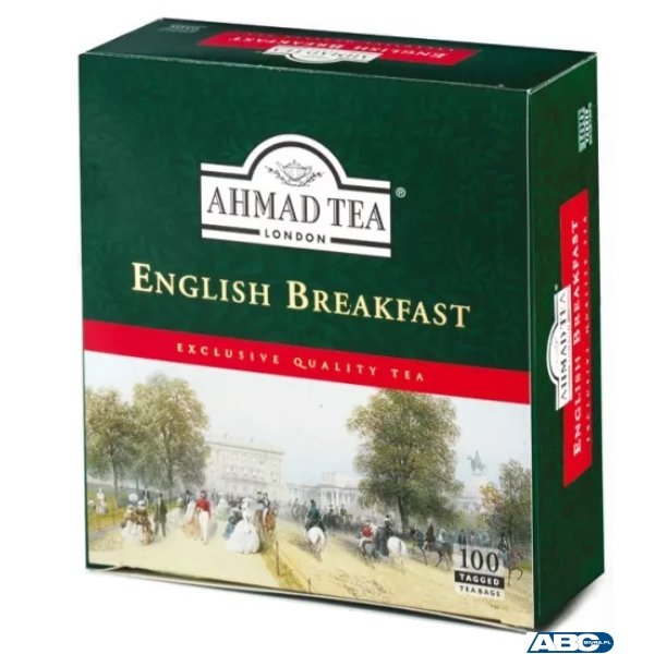 Herbata AHMAD ENGLISH BREAKFAST 100t*2g zawieszka