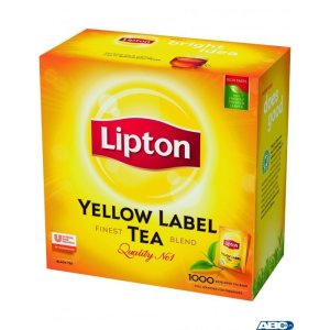 Herbata LIPTON Yellow Label 1000 saszetek (10 tacek x 100saszetek)