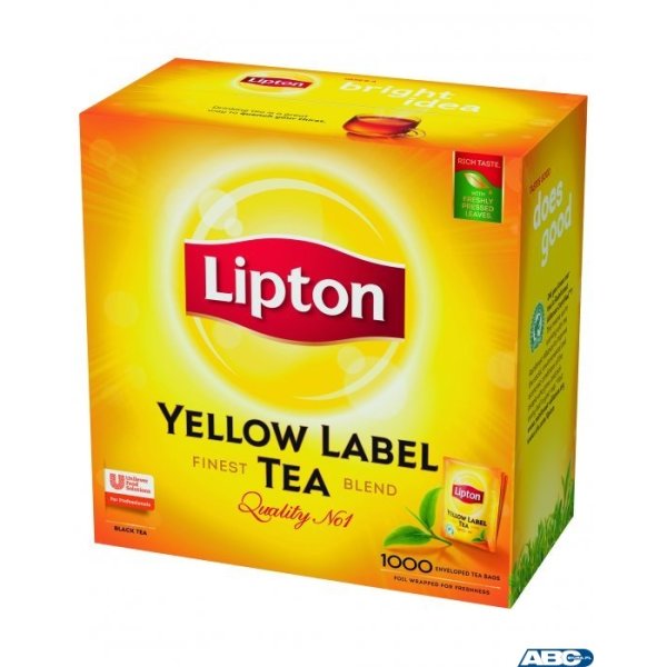 Herbata LIPTON Yellow Label 1000 saszetek (10 tacek x 100saszetek)
