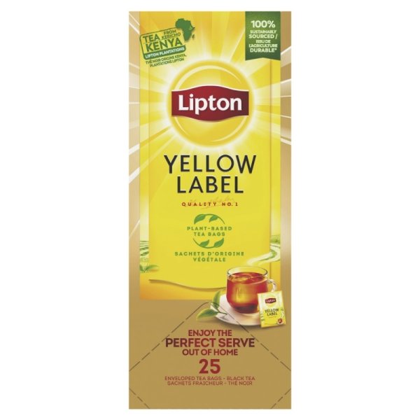 Herbata LIPTON Yellow Label, 25 kopert
