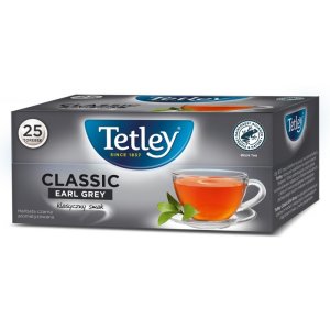 Herbata TETLEY Classic Earl Grey, 25 torebek