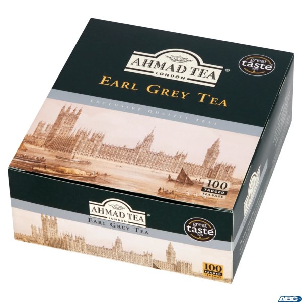 Herbata AHMAD EARL GREY 100t*2g czarna zawieszka