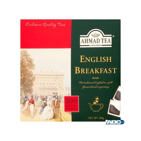 Herbata AHMAD ENGLISH BREAKFAST 100t*2g bez zawieszki