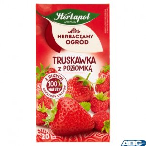 Herbata HERBAPOL HERBACIANY OGRÓD Truskawka z Poziomką 20tb
