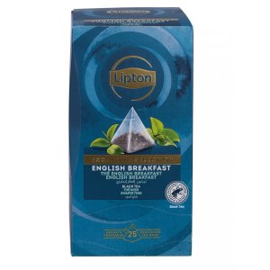 Herbata LIPTON, piramidki, Exclusive Selection, english breakfast, 25 torebek