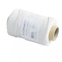 Nici bawełniane Q-CONNECT,100g, 80m, białe